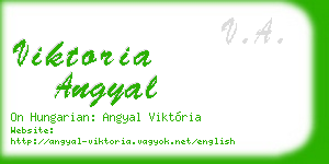 viktoria angyal business card